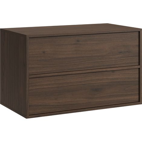 Mobile lavabo Mali 80 cm x 46 cm – Marrone noce – Mobili da bagno
