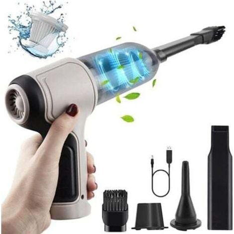 Mini cordless portable vacuum cleaner 120W [with 3 filters] (1/4)