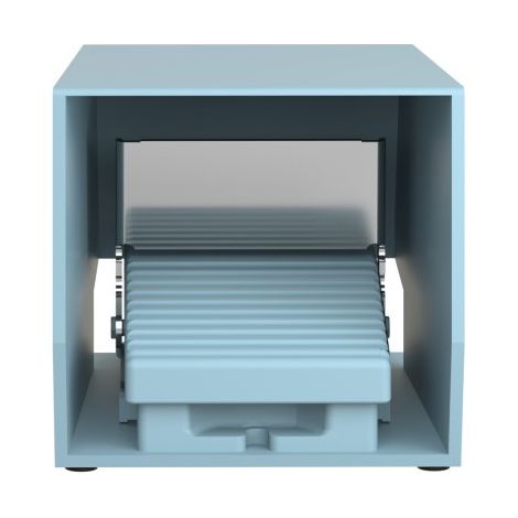 Schneider XPEM510 Interruptor de pie simple XPEM con cubierta metálica azul 1O más 1F (1/3)