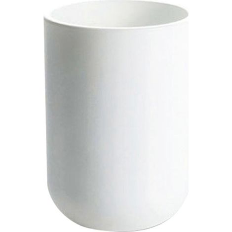 Gobelet droit en plastique pour brosse à dents, cylindre dentaire, seau à dents (1/2)