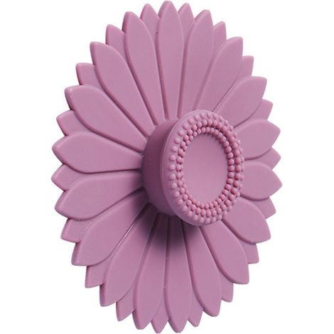 Tapa de silicona con forma de girasol para taza - Morada (1/5)