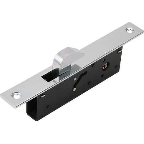 Verrou à crochet pour porte coulissante, verrou pour porte en bois, verrou pour fenêtre en aluminium, verrou de sécurité antivol pour porte en bois et sol (1/5)