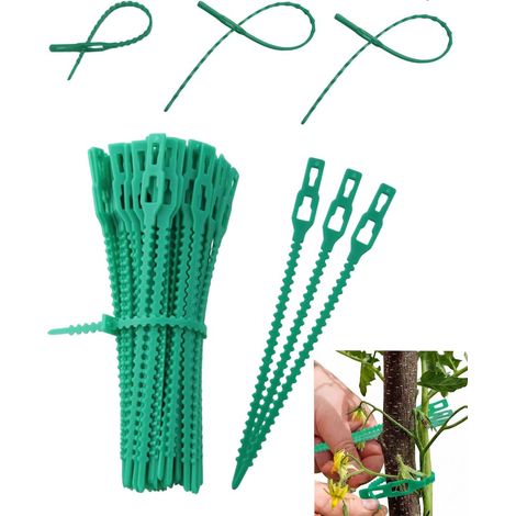 Attaches Plantes 100 Pièces Liens Serrage Réglables (1/5)