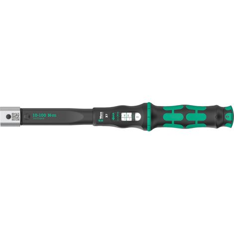 Llave dinamométrica Wera Click-Torque X 7 para herramientas de inserción, 10-100 Nm - 05075657001