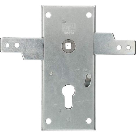 Serrure de garage en acier 60 mm - Cylindre profilé pour portail basculant (1/5)