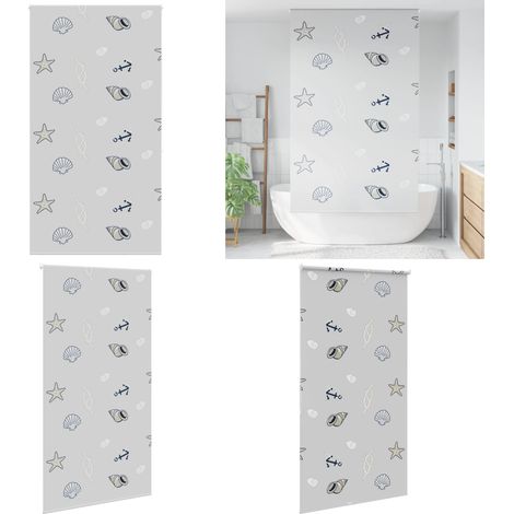 vidaXL Store enrouleur de douche 140x240 cm largeur du tissu 136 cm (1/5)