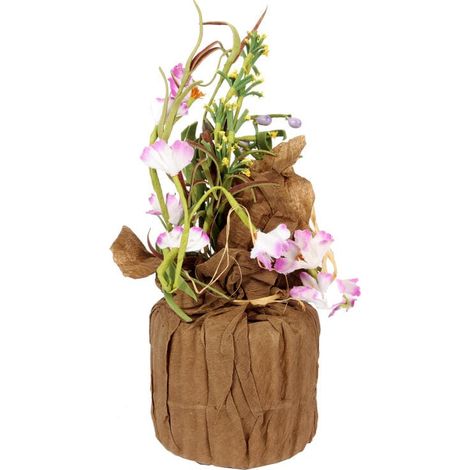 Frühlingsdekoration, rosa Blumenarrangement (1/2)