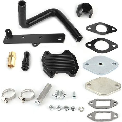 Kit de suppression du corps de papillon et de la vanne EGR compatible avec les moteurs Ram 2500/3500/4500/5500 6.7L 2013-2018 (tuyau EGR non inclus). (1/5)