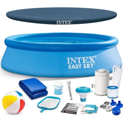 Piscina de jardín ampliable de 244 x 61 cm, 18 en 1, INTEX 28108