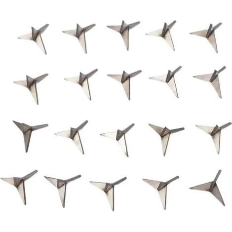 Pointes De Crevaison Légères pour Pneus Automobiles, 20 Pièces, Anti-vol, Triangle Automobile, Clous De Crevaison pour Pneus De Voiture (1/5)