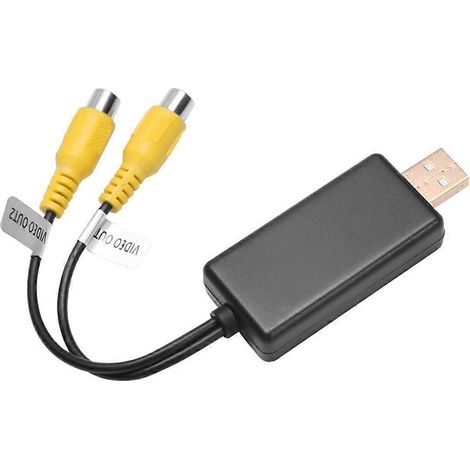 Boîtier adaptateur de sortie vidéo USB vers CVBS RCA (A)-- (1/5)