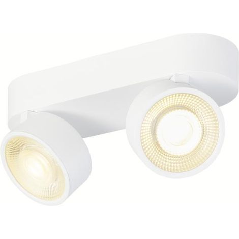 Plafonnier et applique KALU 2.0 intérieur double blanc 19W 3000K PHASE - SLV - 1010269 (1/3)
