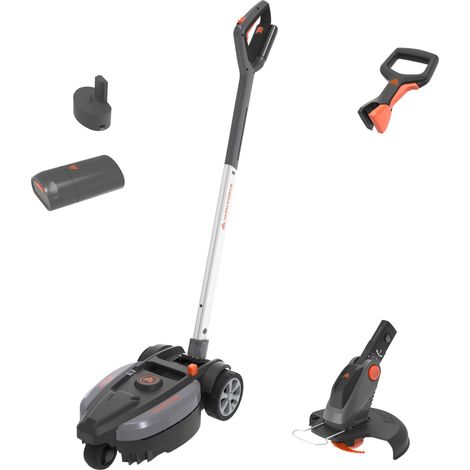 Yard Force Set rasaerba e tagliaerba a batteria iFlex 12V LM F23BN, con batteria agli ioni di litio 12V/4,0 Ah, fino a 50 m², larghezza di taglio 23 cm, 3 livelli di regolazione dell'altezza di taglio (1/4)