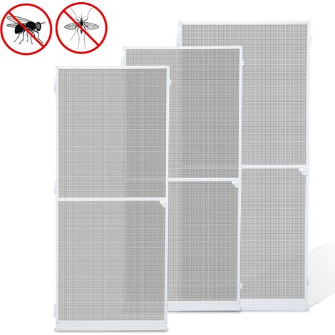 SWANEW Zanzariera Porta telaio in alluminio zanzariera schermo protezione UV impermeabile 120x210CM (1/5)