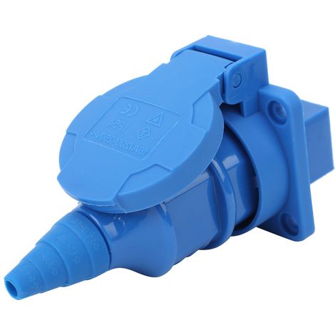 Prise électrique industrielle étanche 220V 16A connecteur européen type F (1/5)