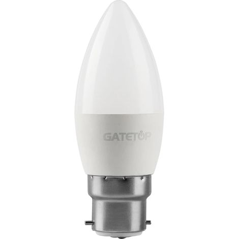 (C37 B22) Lot de 8 ampoules LED en forme de balle de golf, économes en énergie, AC110-220V, adaptées à la décoration intérieure.