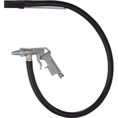 Riegler Sandstrahlpistole mit Saugrohr/Schlauch 1,2m Düse 6 mm, Stecker NW7,2 (1/2)