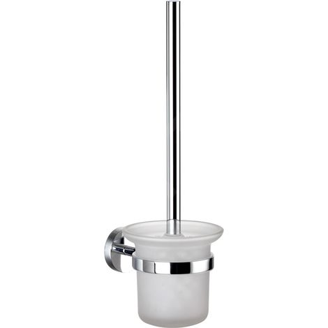 kielle Oudee - Brosse WC murale avec support, verre mat/chrome 40502000 (1/4)