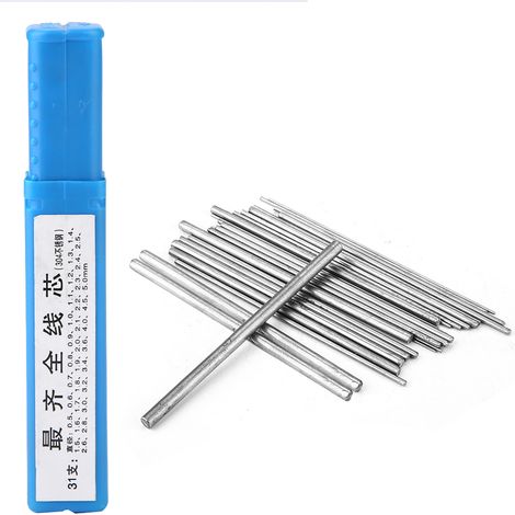 Set de 31 tiges en acier inoxydable à âme métallique pour création de colliers, outillage de bijouterie (1/5)