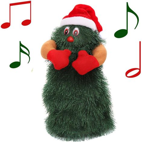 Arbre de Noël Musical Rotatif avec Danse pour Enfants - Décoration de Bureau et Ornement Festif (1/5)
