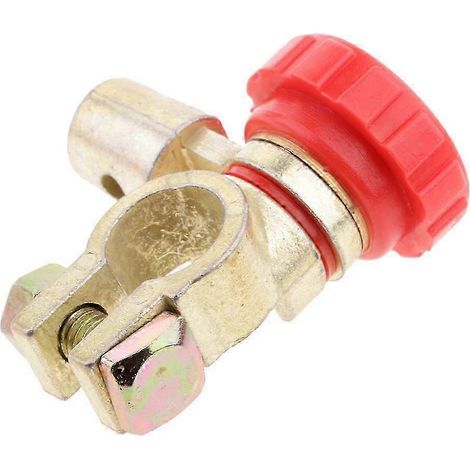 Borne d'isolation à déconnexion rapide pour batterie 12 V/24 V (voiture, bateau, camping-car, autoroute)