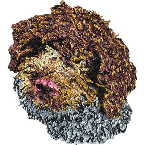 Lagotto Romagnolo - toppa a forma di cane, toppa ricamata, decorazione unica per uno zaino di Art-Dog (1/3)