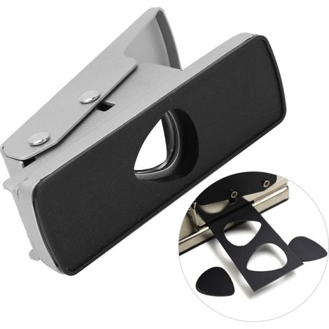 Poinçonneuse à Plectres Guitare DIY avec 2 Bandes de Médiators (Gris) (1/4)