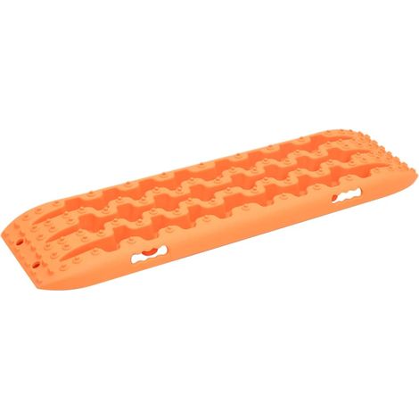 Planches de traction 2 pc Orange 106x30,5x7 cm Nylon