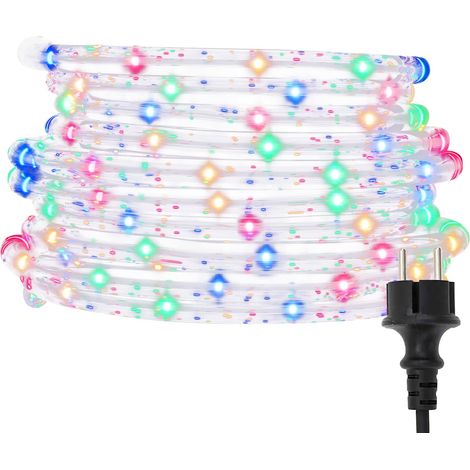 Lumière en corde avec 2400 LED Multicolore 100 m PVC