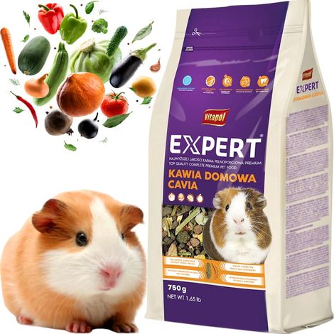 Futter für Meerschweinchen und Meerschweinchen Vitapol Expert 750g