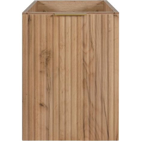 Mobile da bagno, Rovere Craft + maniglia dorata, 40 x 57 x 46 cm (1/5)