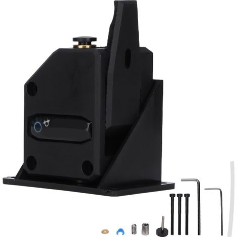 Verstärkter Doppelzahnradextruder für 3D-Drucker – Langlebiges schwarzes Ersatzteil