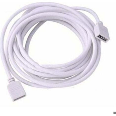 Rallonge Câble 4 Broches Pour Bande LED - 2,5 M - Connecteur Plug-and-Play - Sans Soudure - Ignifuge - Cuivre - 4 Pièces (1/4)