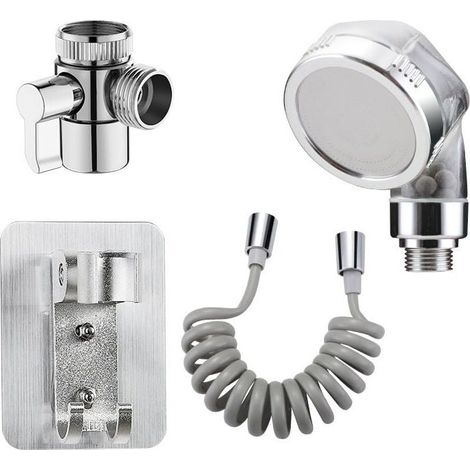 Sink Shower Head Accessories, Sink Shower Head Accessory Set, Bathtub Faucet, Flexible Sink Extension Hose for Kitchen, Bathroom, Laundry, 2 Meters (1/4)