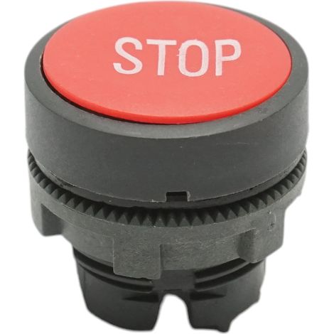 Testa pulsante di comando STOP rosso Ø 22mm ZBE Breckner Germany (1/5)