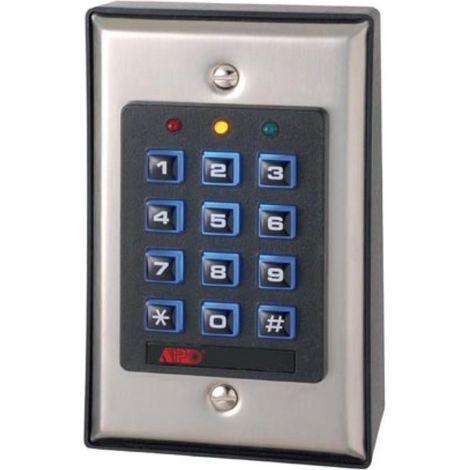 EtiamPro Teclado de códigos, autónomo, con retroiluminación, Ideal para hogares y Empresas, Compatible con cerraduras electrónicas y Sistemas automáticos, amplias Funciones de Seguridad, Leds