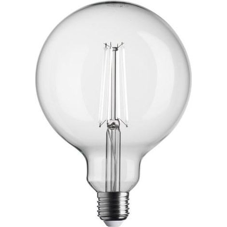 Ampoule LED Globe Ø125 mm E27 – 250 lm – 3000 K – Filament Blanc Pur – Élégance Décorative et Lumière Douce