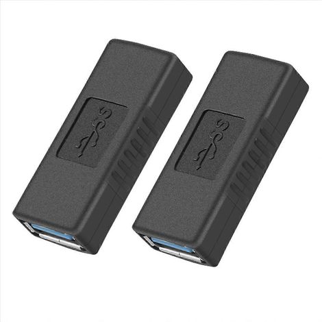 2 coupleurs adaptateurs USB 3.0 type A femelle-femelle (1/5)