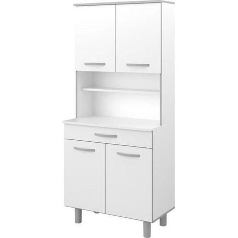 Ekipa Moderner Buffet Weiß 80 cm für die Küche