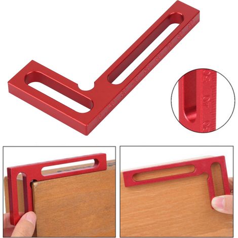 Équerre de menuiserie en alliage d'aluminium à angle de 90 degrés (1/5)