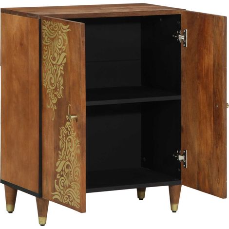 Maison Exclusive - Buffet Marron 60 x 33 x 75 cm Bois de mangue massif (1/5)