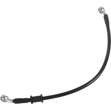 Flexible Tuyau de Frein Moto Protection Isolation Chaleur Acier PVC Noir Universel 40cm/15.7in (1/5)