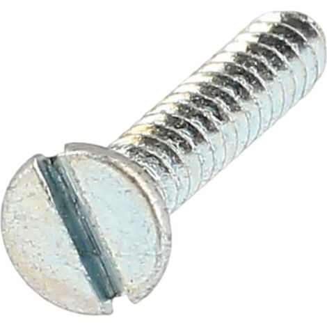 Vis Tôle TF Fendue 4.8X38 Acier Zingué Blanc DIN 7972C (1/2)