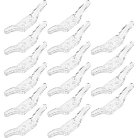 Fixations pour Cordons de Stores en ABS Lot de 16 avec vis, Clips de Rouleau de Rechange pour Stores enrouleurs, Dispositif de sécurité pour Enfants à Domicile et (1/5)