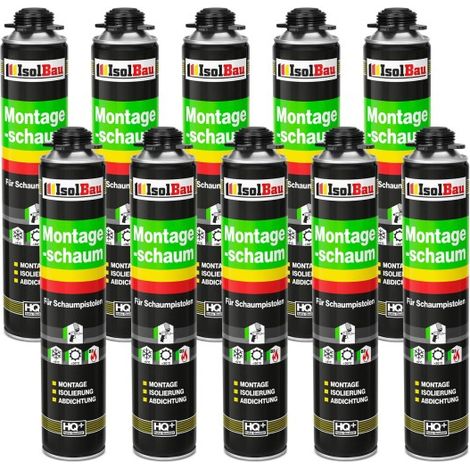 IsolBau Pistol Mounting Foam B2 Montageschaum 10 x 750 ml (1/5)
