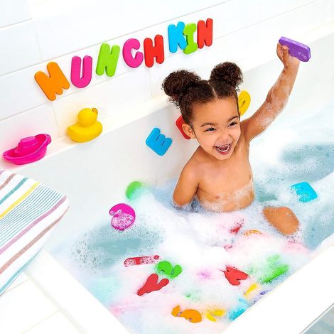 ensemble De 36 Lettres Et Chiffres De Baignoire En Mousse, Anti - Pollution Jeux De Baignoire Pour Enfants, Alphabet Pour Enfants, Coll Sur Les Ca (1/4)