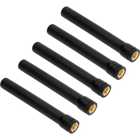 Lot de 5 antennes WiFi 2,4 GHz à gain élevé, étanches, de type hexagonal, pour module sans fil, connecteur SMA mâle. (1/5)