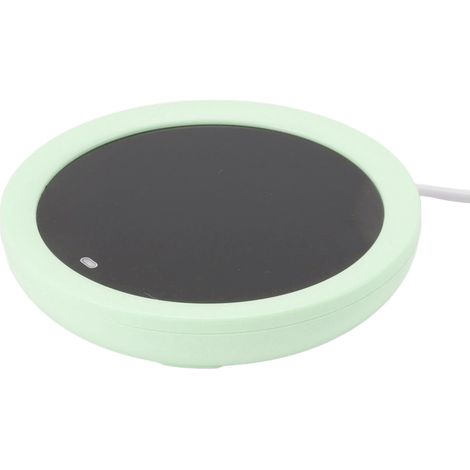 Tasse Chauffe-Café USB Électrique 55°C avec Interrupteur Gravité, Chauffe-Lait pour Bureau, Vert (1/5)