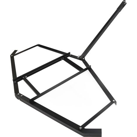 Eosnow 74 Zoll Drag Auffahrt Traktor Harrow Heavy Duty Stahl Rasenniveau Rake für ATV UTV -Anhänger -Mäher