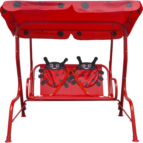 Siège balançoire pour enfants Rouge